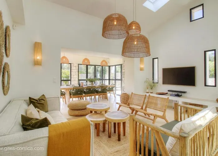 Casa Bianca 6 Personnes Piscine Chauffee 빌라 보니파시오