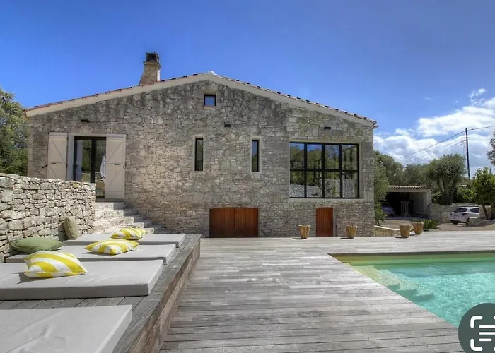 Maison 6 Personnes Piscine Chauffée Villa Bonifacio (Corsica)
